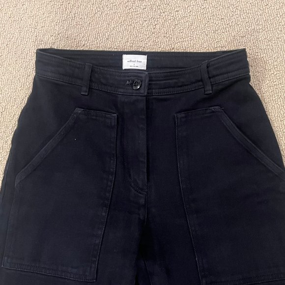 Aritzia Wilfred Free Modern Utility Pant Granite Black - Picture 4 of 7